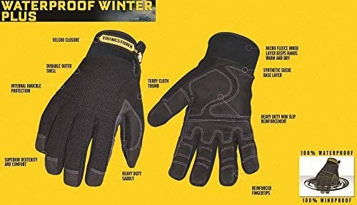 J.Racenstein 03-3450-80-M Gloves WinterPlus Med (Pair)
