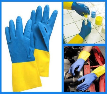 Pro tools CHMY-XL Gloves Neoprene/Latex Chem Resistant XL