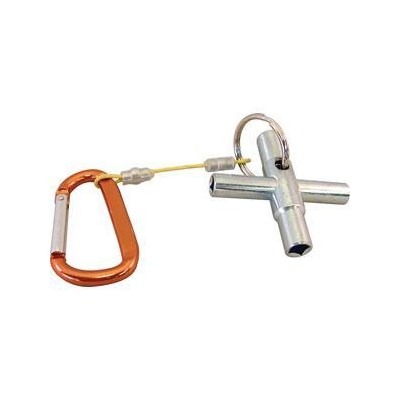 Pro tools Water Key 4 Way with carabiner