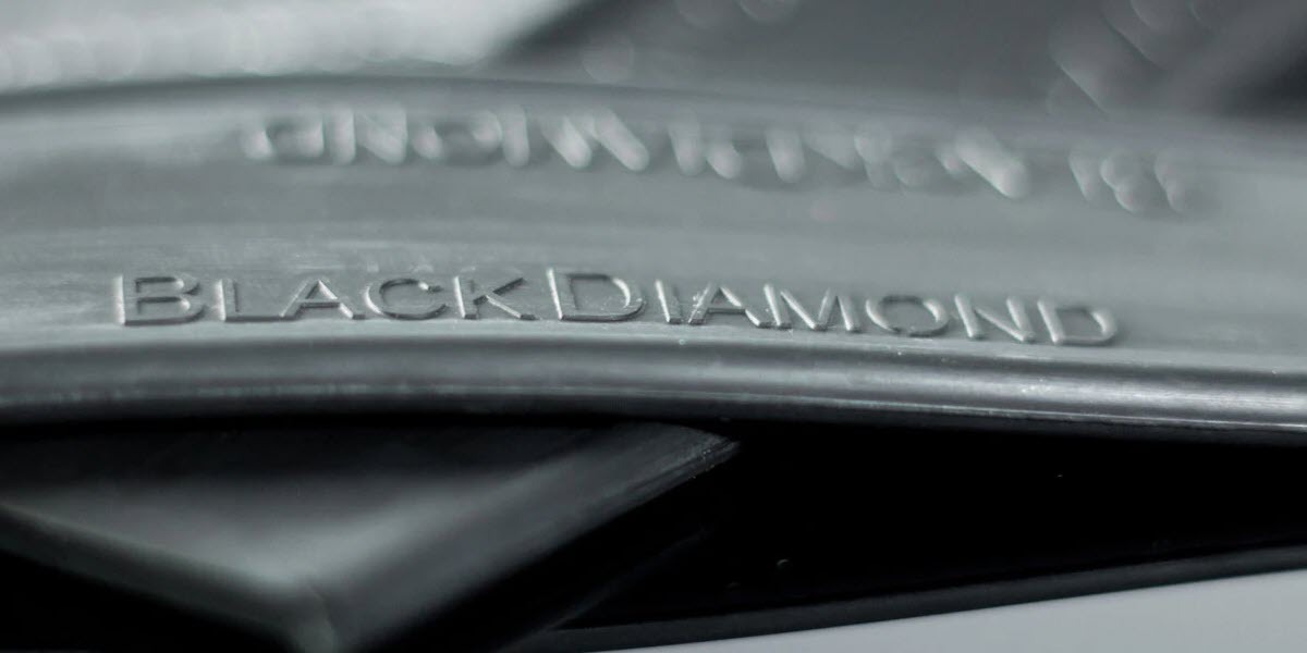 Black Diamond A22-12 Rubber 22in (12 Pack)  Soft Black Diamond
