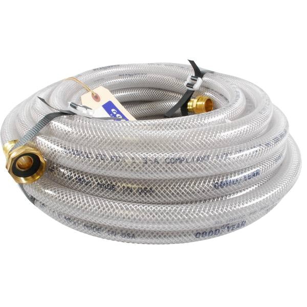 Pro tools Hose 1/2in 12ft Clear Braided
