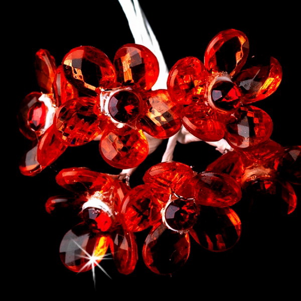Elegance by Carbonneau BQ-284-Red Red Crystal Flower Bouquet Jewels BQ 284