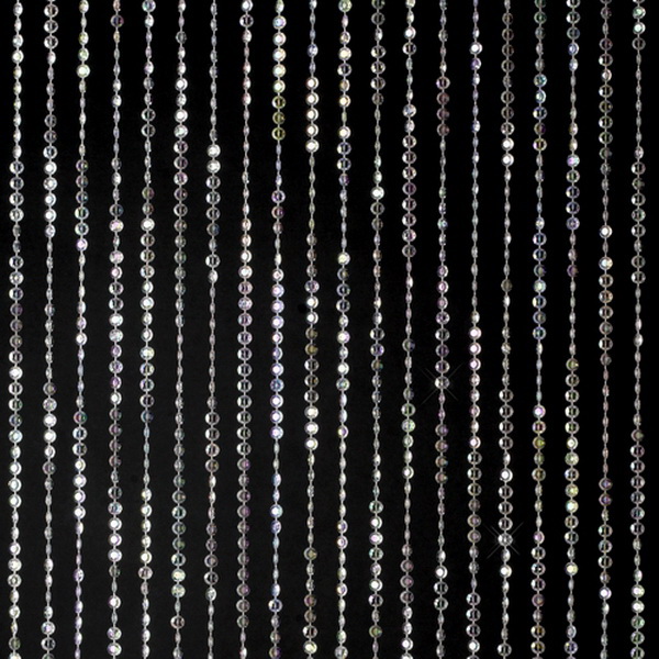 Elegance by Carbonneau Curtain-1-6-AB AB Crystal Curtain 1 (6 Feet Long)