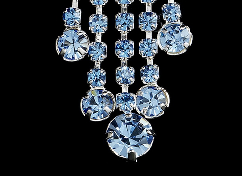 Elegance by Carbonneau E-20426-Light-Blue Earring 20426 Light Blue