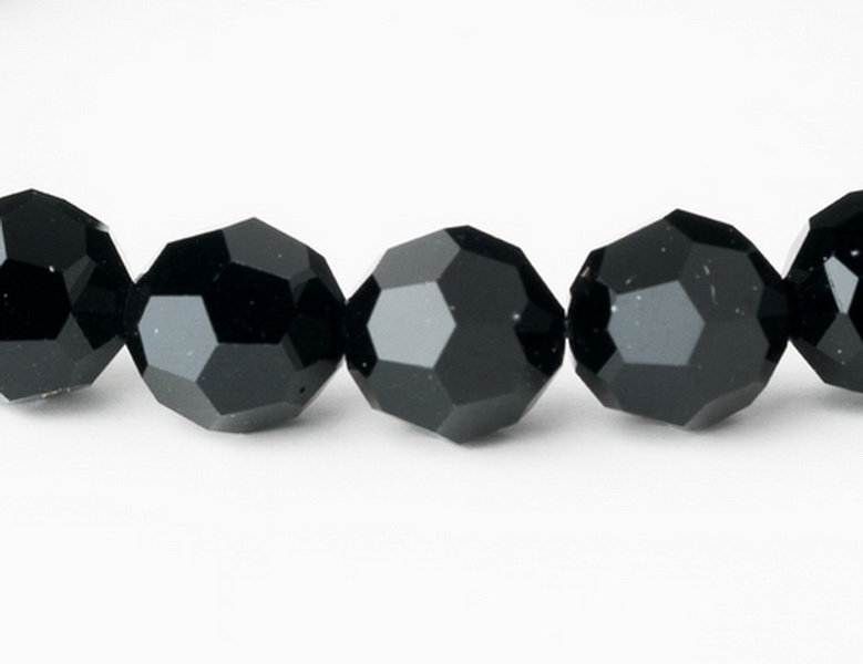 Elegance by Carbonneau B-201-Black Black Swarovski Crystal Bridal Bracelet B 201