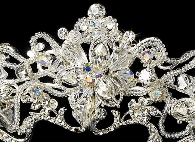 Elegance by Carbonneau HP-7824 Swarovski Crystal Bridal Tiara HP 7824