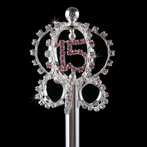 Elegance by Carbonneau Scepter-520-15-Silver-Pink Scepter 520 15 Silver Pink