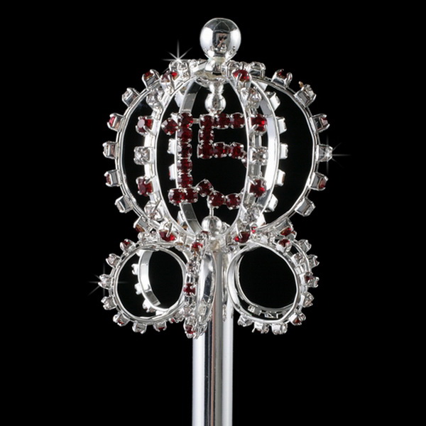 Elegance by Carbonneau Scepter-520-15-Silver-Red Scepter 520 15 Silver Red