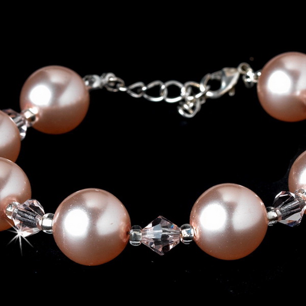 Elegance by Carbonneau B-8372-pink Bracelet 8372 Pink