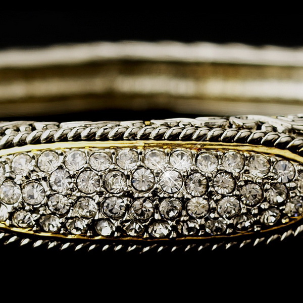 Elegance by Carbonneau b-7080-silver Silver Bangle Bracelet 7080