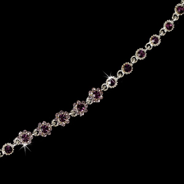 Elegance by Carbonneau B-5790-Purple Bracelet 5790 Purple