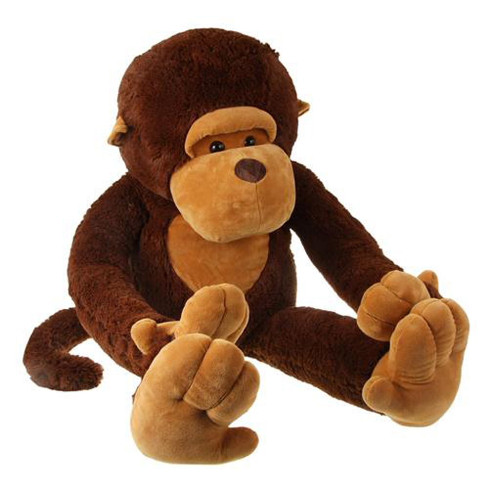 red monkey plush toy