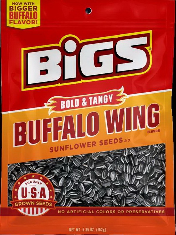 BIGS BIGS (Price/Pack)Bigs 55004 Bigs Buffalo Wing Sunflower Seeds.