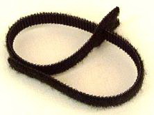 IEC TIEV8-BK Wrap around Tie Strap 8 inch x 1/2 inch wide Black