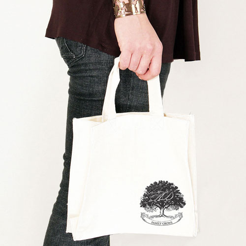 weddingstar 9219 1113 family oak tree personalized tote bag mini tote ...