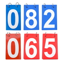 GOGO 6 Sets Score Reporter, Number Flip Chart for Scoreboard, 0-9 Double Sides GOGO 6 Sets Score Reporter, Number Flip Chart for Scoreboard, 0-9 Double Sides