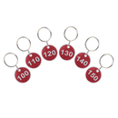 ASPIRE 200 Pieces Rim Metal Key Tag Set, Number Tag Key Ring (From 1 to 200) ASPIRE 200 Pieces Rim Metal Key Tag Set, Number Tag Key Ring (From 1 to 200)