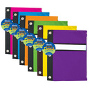 Bazic Products 802-24 Bright Color 3-Ring Pencil Pouch Bazic Products 802-24 Bright Color 3-Ring Pencil Pouch