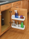 7-7/8W DoorStorage 2-PolyTrays WH 7-7/8W DoorStorage 2-PolyTrays WH
