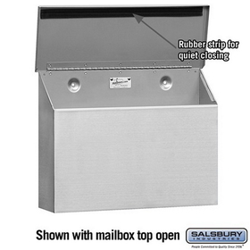 Salsbury Industries 4510 Stainless Steel Mailbox - Standard - Horizontal Style