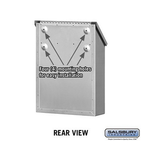Salsbury Industries 4520 Stainless Steel Mailbox - Standard - Vertical Style