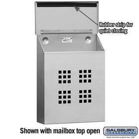 Salsbury Industries 4525 Stainless Steel Mailbox - Decorative - Vertical Style