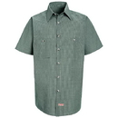 Red Kap Short Sleeve Microcheck Uniform Shirt - Sp20 Red Kap Short Sleeve Microcheck Uniform Shirt - Sp20
