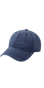 TOPTIE Vintage Washed Cotton Distressed Baseball Cap Dad Hat Adjustable Low-Profile Polo Hat