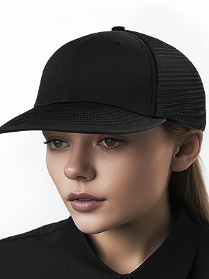 TOPTIE Custom Printing Snapback Cap, Snapback Baseball Cap Trucker Hat