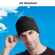 Muka Solid Seamless UV/Dust Protect Balaclava Neck Gaiter Face Cover Scarf Bandana for Men Women