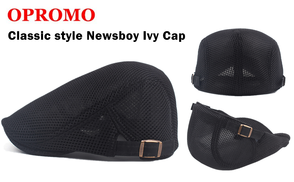 Classic & Vintage style Flat Ivy Gatsby Newsboy Hat