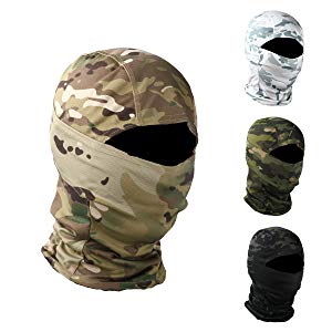 TOPTIE Breathable Balaclava Face Mask UV Protection Windproof Ski Mask for Men Women Sun Hood