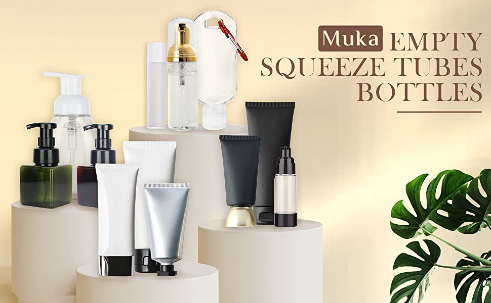 Muka Collection of Cosmetic Containers