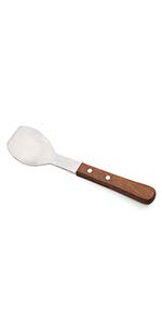Aspire Stainless Steel Ice Cream Scoop, Ice Cream Spade, with Wood Handle, Durable and Reliable