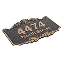 Aspire Personalized House Number Plaque, Street Address Signs, Custom House Numbers and Letters