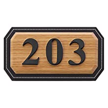 Aspire Customized House Address Plaques, Acrylic Hotel House Office Apartment Digital Signs, Mailbox Number Sign