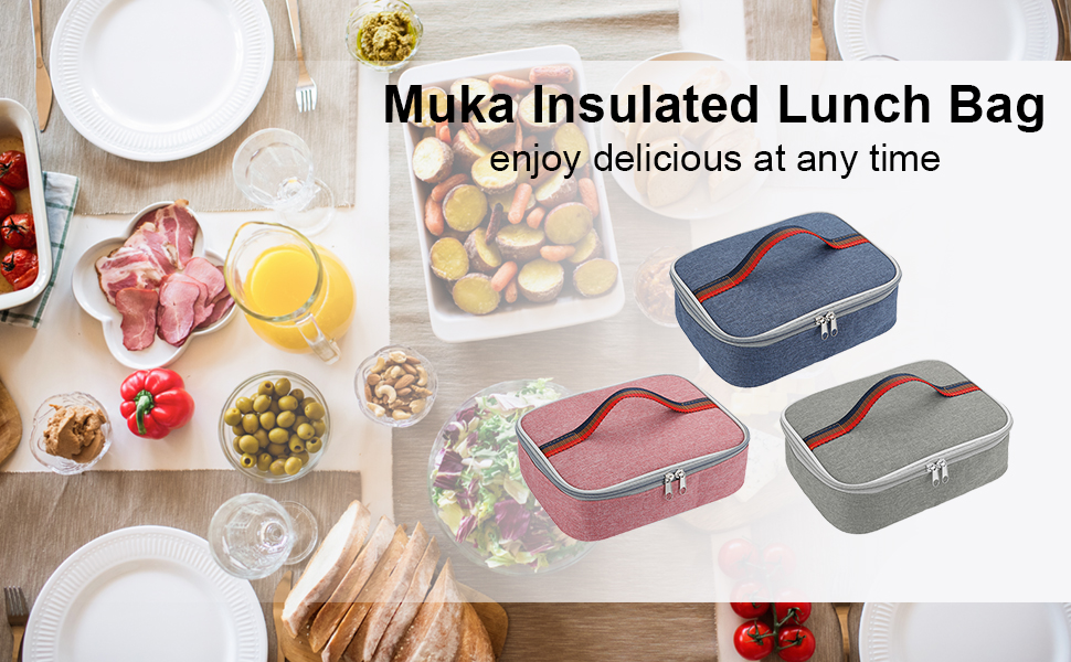 Muka Custom Thermal Insulated Lunch Bag