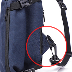 MUKA Embroidered Chest Sling Bag Unisex Cross Body Bag Universal Backpack, Add Your Logo