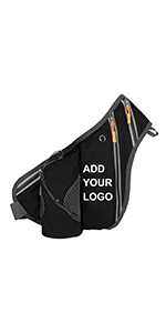 MUKA Embroidered Chest Sling Bag Unisex Cross Body Bag Universal Backpack, Add Your Logo