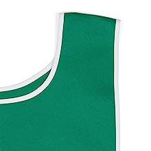 TOPTIE Training Bibs Sports Event Vest Apron Style Bibs with Ties Polyester 2-Tone Event Adult for Golf Sports