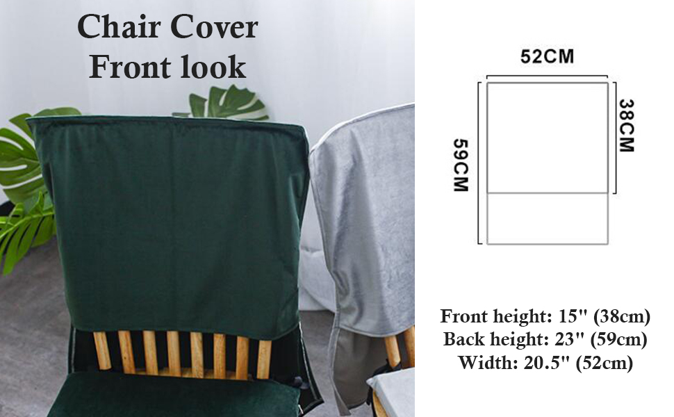 Muka Custom Chair Back Covers, Removable Slipcovers, Living Room Chair Cover Waterproof