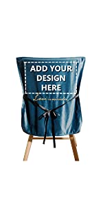 Muka Custom Chair Back Covers, Dorm Chair Back Storage, Armless Chair Cover