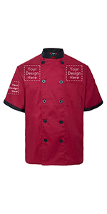 7TBB-DKTBB55:TOPTIE Custom Chef Coat