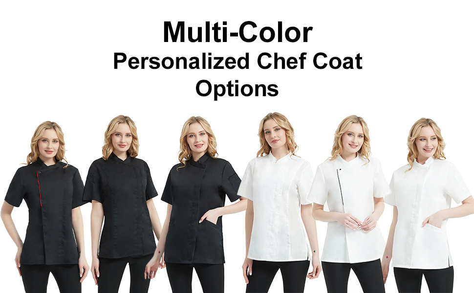 chef coat options