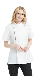 CHIX-DK61127:TOPTIE Women&#39;s Chef Coat
