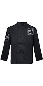 7TBB-DKTBB65:TOPTIE Custom Kids Chef Coat