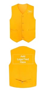 TOPTIE Custom Unisex Work Vest