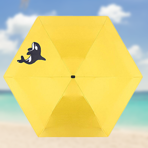 TOPTIE Custom Mini Sun & Rain Travel Umbrella, Add Your Logo on Portable Umbrella, Personalized Compact Lightweight Umbrella