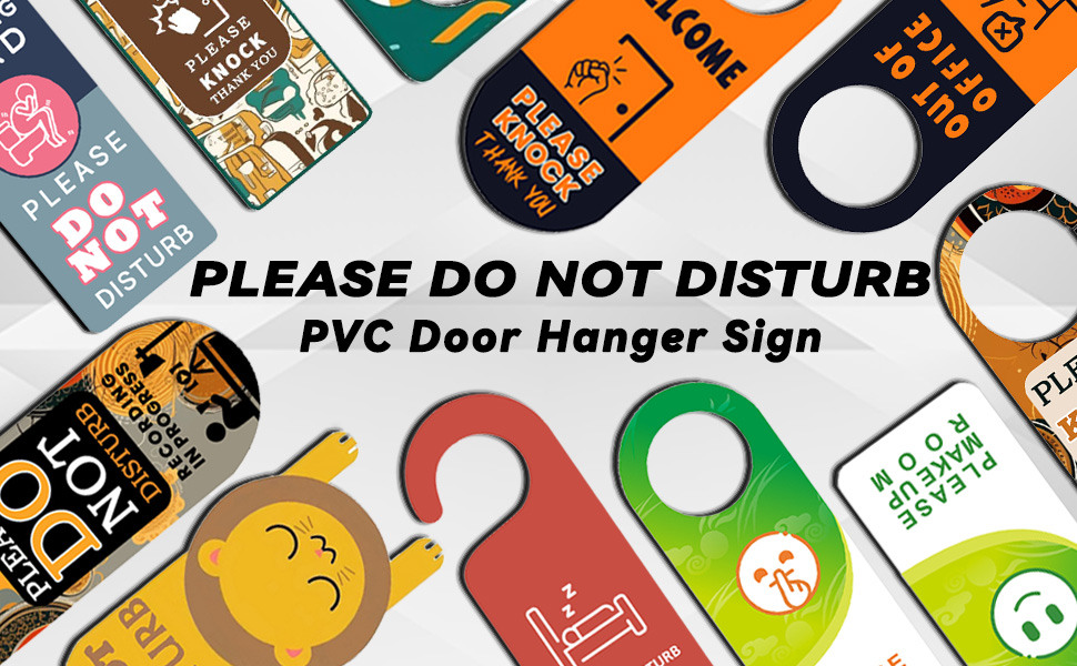 PVC DOOR HANGER SIGN
