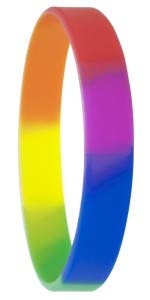 GOGO 120 PCS Silicone Bracelets for Teens Kids, Wholesale Colored Rubber Wristbands